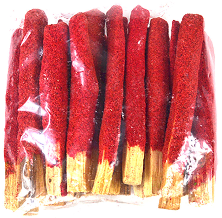 (set of 25) Sandalwood Pal Santo dip sticks